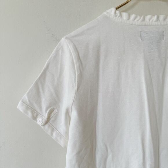 Polo by Ralph Lauren Cream Short Sleeve Blouse - Picture 4 of 6